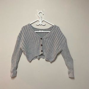 Garage cropped wool cardigan